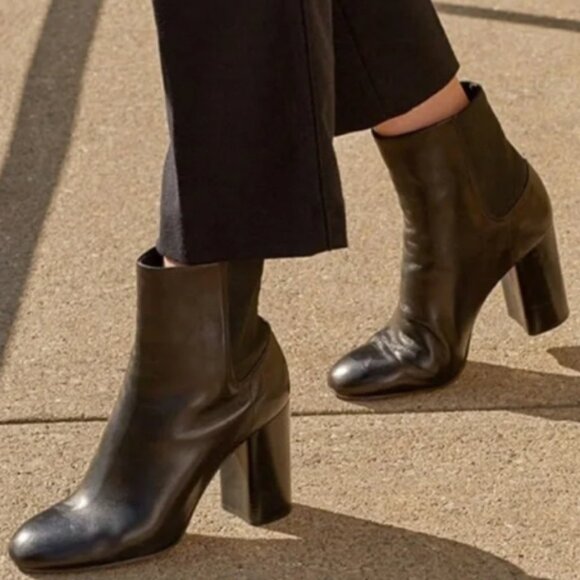 Rag & Bone Agnes Black Leather Boots - Picture 6 of 6